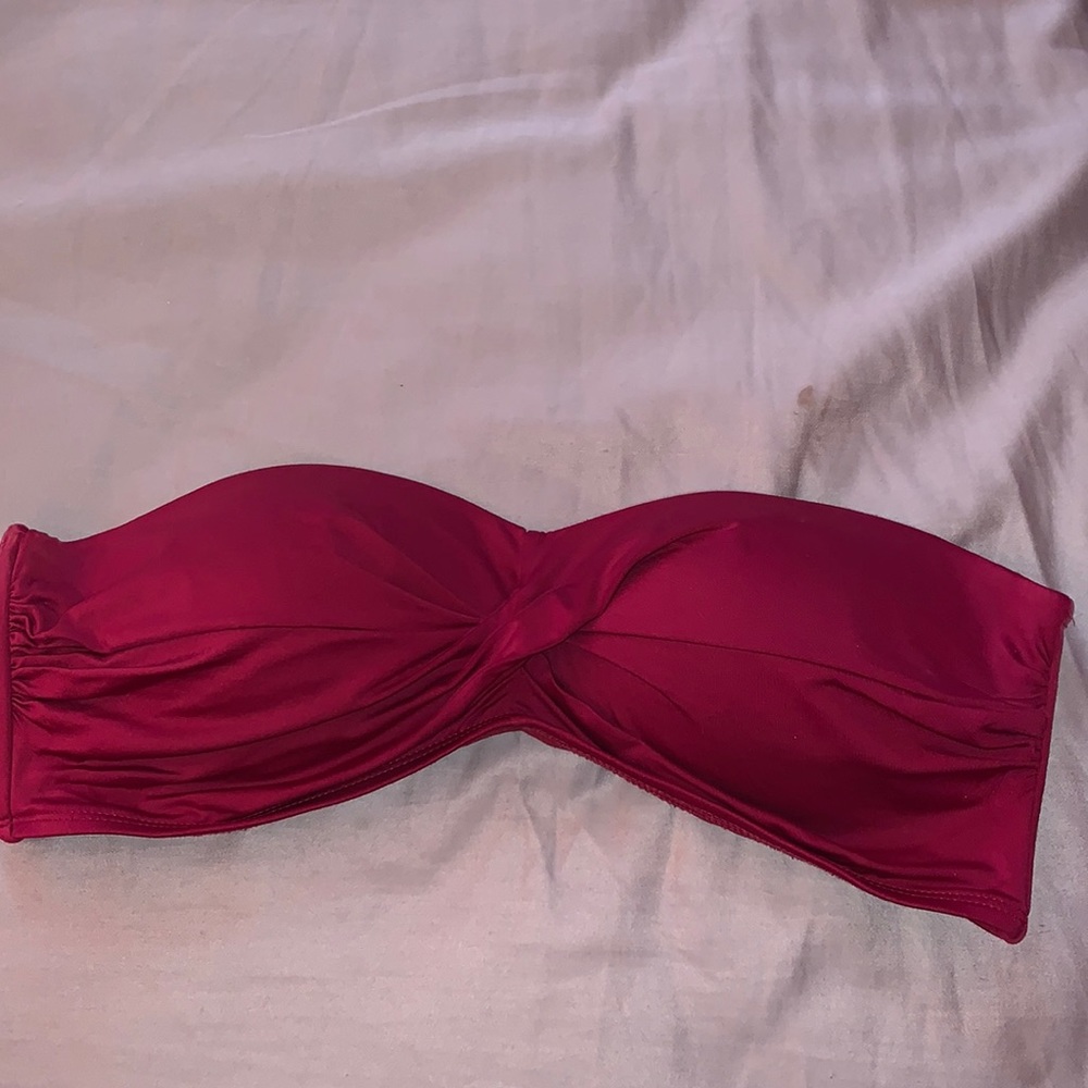 strapless push-up bikini top